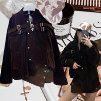ราคา เปิดพรี brown belt jacket เสื้อ jacket แขนยาว ตัวชิค แต่งซิปหน้า แบบแต่งกระดุมติดทับอีกที ทรงเก๋ อะไหล่ทอง เล่นดีเทา (50855496508)