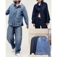 ราคา 120 NEW ARRIVAL STUDIOX2 OVERSIZE DENIM JACKET 790 เสื้อแจ๊คเก็ตยีนส์คอปกกระดุมหน้า สไตล์ซาร่า มีกระเป๋า ชายโค้ง (50208838293)