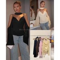 ราคา เปิดพรี 9988 STUDIOX2 CAMISOLE HALF SLEEVES CHIFFON TOP SMLXL 550 เสื้อสายเดี่ยวคอถ่วงผ้าชีฟอง ครึ่งแขน ซิปหลัง (50154068355)