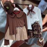 ราคา texture long top เสื้อคอบัว แขนยาว กระดุมหน้า เนื้อผ้าแบบมี texture ผ้าฉลุ ชายแต่งระบายเล็กน้อย น่ารักมาก (44701856066)