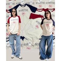 ราคา Mar x 2tone T Shirt 350 VALEN เสื้อยืดแบรนด์ดัง รุ่นใหม่ ดีเทลตัดขอบสีทูโทนกับตัวเสื้อ งานตามหา ชนช็อปเกาหลีเลยค้า (42877224784)