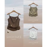 ราคา 29 STUDIOX2 SUMMER LINEN CAMISOLE TOP SMLXLXXL 490 เสือสายเดี่ยวผ้าลินินฝ้าย สายปรับความยาวได้ ตกแต่งลูกปัด (41052215761)