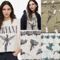 ราคา Nirvana T shirt 330 เสื้อยืดคอกลมแขนสั้น งานปังที่ทุกคนตามหา สกรีนสีสวย คมชัด เนื้อผ้าดี ลายสกรีน valen nasic store (40652109439)
