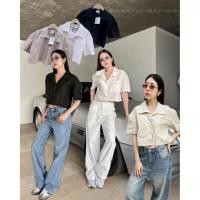ราคา ZR basic cropped shirt 330 VALEN เสื้อเชิ้ตทรงครอปแขนยาวสุดชิค ดีเทลแต่งกระเป๋าหน้า 2ข้างเก๋ๆ (40515298431)