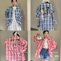 ราคา พร้อมส่ง เสื้อเชิ้ตลายสก็อต พิมพ์ลายMickeyหน้าหลัง ป้ายแท็กDisney teeda (29035808762)