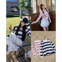 ราคา งานนำเข้า พร้อมส่ง เสื้อโปโลผ้าทอลาย 420 ผ่าข้าง ผ้ายืดอย่างดีใส่สบาย สวยๆสไตล์โคเรีย เเมทได้หลายลุคจ้า mo studio (28835231078)