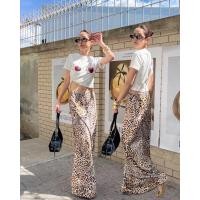 ราคา พร้อมส่ง Leopard maxi skirt SML440 กระโปรงผ้าซาตินปริ้นส์ลายเสือสไตล์อินฟลูเมืองนอก กระโปรงทรงแมกซี่ยาว amuse move on (28563019219)