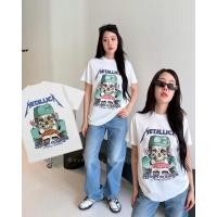 ราคา Metallica T shirt 330 เสื้อยืดคอกลมแขนสั้น งานตามหา สกรีนสีสวย คมชัด เนื้อผ้าดี ลายสกรีนเท่มาก valen basic store (27934065953)