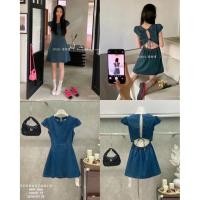ราคา พร้อมส่ง Denim mini dress TEEDA SML 500 มินิเดรสยีนส์ทรงน่ารัก โชว์หลังเบาๆ แขนล้ำ งานสวย ผ้าดีมากกกค่ะ (27439931780)