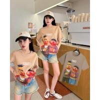 ราคา KiTH T Shirt 350 เสื้อยืดคอกลมแขนสั้น ดีเทลผ้าเล่นลายสกรีน สวยมาก ลายตัวการ์ตูนน่ารักมากก เนื้อผ้านุ่มใส่สบาย valen (26136083818)