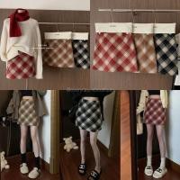 ราคา พร้อมส่ง scotty skirt S M 390 กระโปรงสั้นลายสก็อต ซิปหลัง ผ้าดี ทรงสวย มีซับในเป็นกางเกง wg we (25351705955)