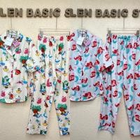 ราคา Alice in wonderland Ariel mermaid sleepy set ชุดนอนลายใหม่ น่ารักมากกก เจ้าหญิงอลิซ เมอร์เมด แอเรียล valen (25026190701)