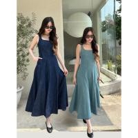 ราคา Blue denim เดรสยีนส์คอเหลี่ยม SM 790 เดรสที่ทรงสวยมากๆค่ะ ตั้งแต่ช่วงบนลงไปดีเทลและคัตติ้งเค้าดีเลยค่ะ tshop (24594340128)