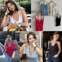 ราคา Double strap tank 370 รุ่นนี้งานสวยมากกกค่า เสื้อสายเดี่ยว ดีเทลสายคู่ คล้องคอผูกโบว์ด้านหลัง wg we (24579794680)