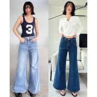 ราคา NEW CODE 51687 51687 1 BAVE DENIM SMLXLXXL 690 กางเกงยีนส์ทรงกระบอกปลายขาม้า ทรงสวย ผ้ายีนส์เนื้อคุณภาพดี (23686412736)