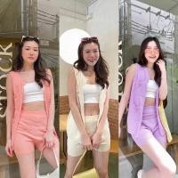 ราคา Vanilla knitted set 550 ฟรีส่ง So cute เซ็ทไหมพรมขาสั้น มาทั้งเซ็ทเลยน้า คุ้มมากกก ซูมดูลายผ้าทอคือไม่ธรรมดา (20830028755)