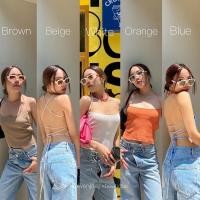 ราคา Cross X strap top 270 ฟรีส่ง เสื้อผ้านิต ดีไซน์สายไขว้หลัง สวยปังมากก ใส่ได้หลายแบบ จะผูกเป็นเกาะอก ผูกคล้องคอไขว้หลัง (14080265343)