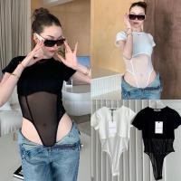 ราคา ZR cave bodysuit 320 บอดี้สูทที่สวยแซ่บที่สุดในตอนนี้ สวยปังมาก ทรงคอกลมชิคๆดีเทลแต่งแถบผ้าซีทรู VALEN BASIC STORE (12292826178)
