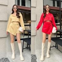 ราคา ? ? ? ? ? ? ? ? ? ? ? ? ? ? ? ? ? ? 420 ฟรีส่ง กลับมาแล้ววคร่าาา เซตที่สาวๆเรียกร้อง เสื้อครอปคอกลมแขนยาวกระดุมหน้า onseason (23110984964)