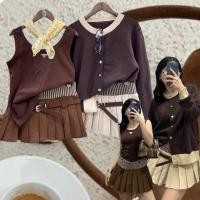 ราคา pleated skirt w belt กระโปรงพลีท เนื้อผ้าลูกฟูก มีซับในกางเกงด้านใน ช่วงเอวเป็นขอบไหมพรม มาพร้อมเข็มขัดหนังกลับ (55452022983)