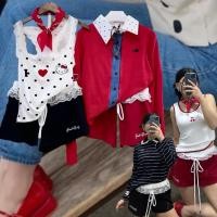 ราคา lace shorts กางเกงขาสั้น เนื้อผ้านุ่ม แต่งขอบลูกไม้แบบ layer น่ารักมาก เนื้อผ้ายืดได้เยอะ ใส่สบายตัวเลย (24284819197)