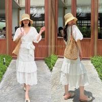 ราคา Lace dress 590 ฟรีส่ง เดรสลูกไม้ลายฉลุพรีเมี่ยม สวยดูแพงไม่ซ้ำใคร มีซับใน ช่วงนี้เน้นสไตล์สาวยุโรป เที่ยวทะเล tshop (22745951579)