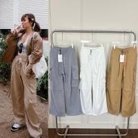 ราคา Korea cargo pant 430 ฟรีส่ง กางเกงคาร์โก้รุ่นใหม่ งานสไตล์เกาหลี ทรงสวย สีเบสิค คลุมโทน แต่งกระเป๋าใช้งานได้จริง valen (21988637308)
