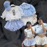 ราคา balloon boxer shorts กางเกงทรง balloon ขาสั้น ตั๋วจิ๋ว ปลายขาจั๊ม ทรงสั้นตัวจิ๋วน่ารักมาก แต่งขอบลูกไม้ (42420612791)