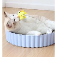 ราคา MG 191 ตุ๊กตาสปริงติดที่ลับเล็บแมว ของเล่นเสริมความสนุกสำหรับแมวเหมียว (13041359969)