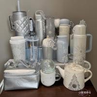 ราคา Starbucks Cup 2025 Xueyao Wonderland Snowflake มูลค่าสูงสแตนเลสฉนวนฟางแก้วน้ําถ้วยของขวัญ (49402677198)