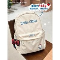 ราคา Hellokitty Co Branded กระเป๋านักเรียนความจุขนาดใหญ่สาว Sanrio Hello Kitty นักเรียนน้ําหนักเบา Outing Backpack (55557728928)