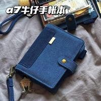 ราคา P คู่มือสีธรรมดา Qingfengsi A7 คู่มือยีนส์สีน้ําเงินเข้ม เครื่องผูกแบบหนีบเหล็กเวอร์ชั่นเกาหลี ไดอารี่กระเป๋าปกคัดลอกพื้นผิวแข็ง (52908687554)