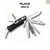 ราคา มีดพับ RUIKE M61 Multi Tool EDC ใบมีด Sandvik 12C27 2 79นิ้ว ด้าม G10 Slip Joint 21ฟังก์ชัน Outdoor (29794527826)