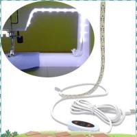 ราคา แถบไฟจักรเย็บผ้าซุปเปอร์เย็บ แถบไฟ LED USB ขนาด 12 นิ้ว หรี่แสงได้ ไฟสีขาวสําหรับ ปลั๊ก US (29927879681)
