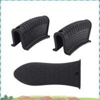 ราคา Super Silicone Hot Handle Holder Cover Set Assist Pan Handle Sleeve Potholders Cast Iron Skillets Handles Grip Covers (29781213191)