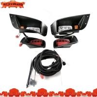 ราคา Uejfrdkuwg ชุดไฟหน้ารถกอล์ฟ LED พลาสติก สีดํา สําหรับรถกอล์ฟ EZGO TXT (23659242012)