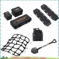 ราคา Uejfrdkuwg Universal 8 ชิ้น เซ็ตจําลองตกแต่งกระเป๋าเดินทางกระเป๋าเดินทางสุทธิพลั่วสําหรับ TRX4 SCX10 90046 1 10 RC รถอุปกรณ์เสริมสีส้ม (46908410187)
