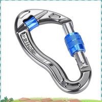 ราคา Uejfrdkuwg Rock Climbing Carabiner 25kN ForCaving Mountain Climbing Blue (45757634146)