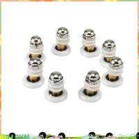 ราคา 8ชิ้น25มิลลิเมตรเส้นผ่าศูนย์กลางห้องอาบน้ําแก้วประตูบานเลื่อนแขวนล้อลูกกลิ้งห้องน้ําประตูบานเลื่อนรอกประหลาด (54307983816)