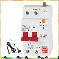 ราคา Tuya สมาร์ท WiFi RS485 2P 63A MCB Breaker Prepaid Meter จับเวลาสวิทช์แรงดันไฟฟ้า Current Protector ควบคุมเสียง (48808399087)