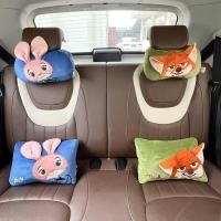 ราคา Cute Cartoon Anime Judy Hopps Fox Nick Stitch Car Cushion Lumbar Support Pillow Headrest Car Pillow ES4Y (57055636745)