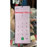 ราคา Super AMOLED ข้อบกพร่อง LCD สําหรับ Samsung Z Flip 2 จอแสดงผล LCD หน้าจอสัมผัสสําหรับ Samsung z flip2 SM F707 LCD (49356675601)