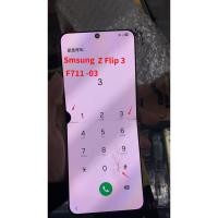 ราคา 6 7 นิ้ว super amoled รอยขีดข่วน dot line สําหรับ samsung Z Flip 3 F711 จอแสดงผล LCD Touch Screen Assembly สําหรับ z flip3 f711b f711u f711n เปลี่ยน (54906721327)