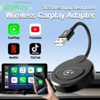 ราคา อะแดปเตอร์ CarPlay ไร้สาย PUFFZY รองรับวิดีโอ เอาต์พุตวิดีโอ HD CarPlay Video Adapter Travel Mini Plug And Play Fast Connect Wired to Wireless Converter Car (52007362416)