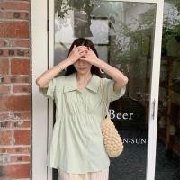 ราคา เสื้อยืดแขนสั้นคอโปโลสไตล์คลาสสิก ออกแบบมาเพื่อความเหมาะสมในทุกโอกาส ทรงระดับกลางถึงยาว ดูเรียบหรู (49859114122)
