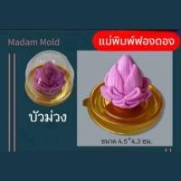 ราคา แม่พิมพ์ ฟองดอง สำหรับทำวุ้น ทำขนมไทยต่างๆ รูป บัวม่วง (27951823284)