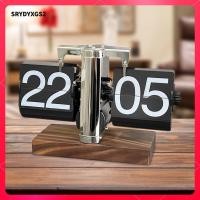 ราคา Srydyxgs2 Retro Mechanical Flip นาฬิกาตั้งโต๊ะแผ่นเสียงอัตโนมัตินาฬิกาตั้งโต๊ะดิจิตอลมัลติฟังก์ชั่นสําหรับโรงแรม Cafe (55458796994)