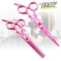 ราคา BRAV กรรไกรตัดผม กรรไกรตัดผม กรรไกรตัดผม สีชมพู 6 0 นิ้ว (47408202295)