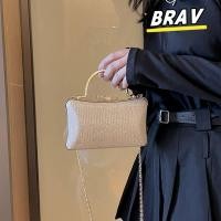 ราคา BRAV กระเป๋าメッセンジャ์สะพายข้างสำหรับผู้หญิง ดีไซน์กลิตเตอร์และคริสตัลเล็กๆ (47157348105)