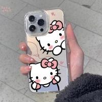 ราคา เคสไอโฟน 13 11 16 15 กลิตเตอร์ เฮลโล คิตตี้ IPhone 15 11 16 13 12 14 Pro Max XR X XS Max 7 8 15 Plus เคส IPhone (27285425816)